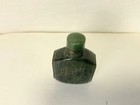 Antique 18-19th Century Jade Snuff Bottle Shallow Relief Flowers