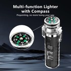 Usb Rechargeable Arc Plasma Lighter - Waterproof Flameless Electric Lighter W   