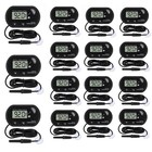 15pcs Digital Aquarium Thermometer For Fish Tank   Reptile - Lcd Water Temp Gaug