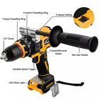 1 2  Cordless Hammer Drill driver For Dewalt 20v Max Battery 2-speed Brushless