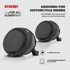 Ds18 Ryderbt Bluetooth Speakers Amplified For Motorcycle Handlebar Mount