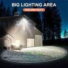 600w Led Solar Flood Lights Outdoor Street Light Dusk To Dawn Flood Wall Lamp Us