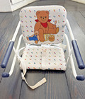 Vtg Graco Tot-loc Chair Clip On Table Top Portable Confetti Bear Booster Seat