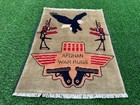  Handmade Afghan Knotted Wool Tribal  Rug  Accent Carpet Fringe Small Rug