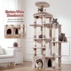 Cat Tree  71-inch Tall Cat Tower For Lar Maine Coon Cats With