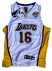 Pau Gasol Finals Jersey W  Tags Adidas Sz 48 Los Angeles Lakers Nba Vtg 2009-10