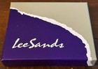 Vintage Lee Sands Brown Eel Skin Mens Bifold Wallet Id Window Flap New Nib