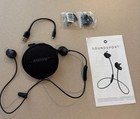 Bose Soundsport Wireless Bluetooth In Ear Headphones Black Tested W  Case Cable