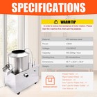 Upgrade 18 5  25 9  37 3  430 Stainless Steel Commercial Electric Potato Peeler