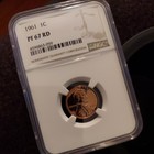 Proof 1961 Lincoln Cent 1c Graded Certified Ngc Pf 67 Rd Red Pf67 Penny Coin
