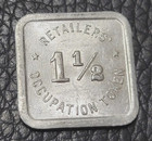 1935 State Of Illinois 1   Mills - Retailers  Occupation Token