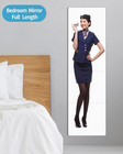 Unbreakable Full Length Mirror For Wall Mounted  Over The Door Mirror  Full Body