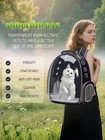 Space Capsule Cat Carrier Backpack Airline Approved Travel Bubble Bag For Dogs