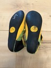 La Sportiva Stick-it Kids Green Yellow Climbing Rock Shoes Size 1-1 5