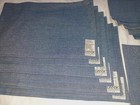 Dansk 6 Placemats 12 Napkins Set Colorloom Denim Blue Ritva Puotila New