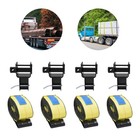 4pcs Heavy Duty Trailer Stake Pocket Winch  5400 Lbs Trailer Stake Pocket Winch