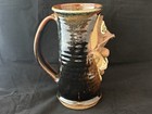 Vintage Mahon Made Stoneware Pottery Funny Face Beer Stein Handmade Signed Mms