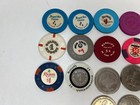 Lot Of 20 Vintage Las Vegas Assorted Casino Poker Chips   Metal Gaming Tokens