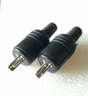 German Made 2 Pin Din Speaker Plugs Male Connectors B o Grundig Screw Type