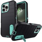 For Iphone 16 Pro Max 16 Plus 15 14 13 12 11 Kickstand Case Heavy Duty Cover