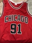 Dennis Rodman  91 Custom Bulls Signed Jersey W  Beckett Coa