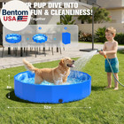 2026 Foldable Dog Kiddie Pool portable Hard Plastic Dog Pool thickened Kids Swim