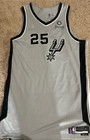 Jakob Poeltl San Antonio Spurs Nba Basketball Jersey - Game Worn - Autographed 