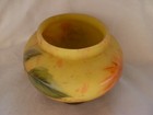 Lorrain antique French Enameled Cameo Glass Jardiniere art Nouveau signed 