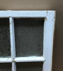 Antique Vintage 6 Lite Florentine Privacy Glass Window Sash 22x23 Old 1236-26b