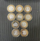 Lot Of  10   10 Silver Strike Gaming Tokens Flamingo Hilton Fitzgeralds Fremont