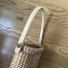 Vintage Nantucket Lightship Style Basket With Handle  8 5    Small Thin