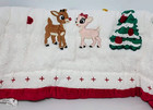 New Pottery Barn Kids Rudolph The Red Nose Reindeer Toddler Quilt Christmas