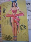 Vtg 1940s-50s-  Ink Blotter Pinup Girls  Elvgren     Lot Of 10  Large 9 x4 In 