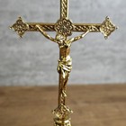 Bc Catholic Metal Standing Crucifix  Jesus Christ Cross For Altar  Catholic W   