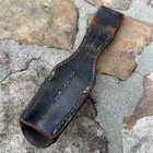 Original Wwii Ww2 German Wehrmacht K98 Bayonet Frog Knife - Damaged Leather