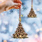 Personalized German Shepherd Christmas Ornament  Dog Hanging Unique Ornament