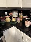 Vintage Rare Uranium Glass- Instant Collection- 6 Pc        Uv Antique Depression