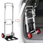 Folding Moving Cart With Wheels Portable Hand Truck Dolly Lightweight