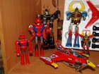 See New Pics Large Lot Of Vintage Japanese Diecast Ships And Robots New Pics