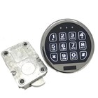 Gun Safe Lock Replacement Led Keypad Chrome With Swing Bolt Electronic Lock