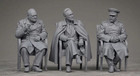 1 35 Scale Wwii Yalta Three Giants Figure Model Kit Resin Printed