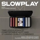 Slowplay Nash 500pcs Poker Chip Set With Case 14 Gram Clay Poker Chips