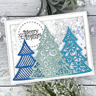 Festivals Metal Cutting Die For Scrapbooking - Christmas Cut Stencils For Diy Sc