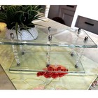 Gorgeous Vintage 2 Tier Glass Shelf Perfect Condition Must See