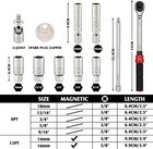 11pcs 3 8  Drive Magnetic Spark Plug Socket Set With Torque Wrench  6   12 Point