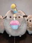 Pusheen Plush Lot Of 3 Birthday Detective Cat Stuffed Animal Gund