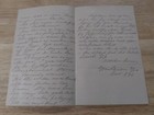 Handwritten Letter Dated 1899  not English 