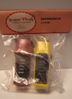 Vintage  1970 s Wilton  Sugar Plum Party Favors   4  Snowmobiles  New  Mib