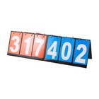 Tabletop Scoreboard Score Keeper Flipper Scoreboard For Basketball Tennis Sports