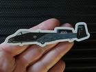 Indiana Blacksnakes A10 Warthog 100th Clear Vinyl Sticker By Diamondback Designs